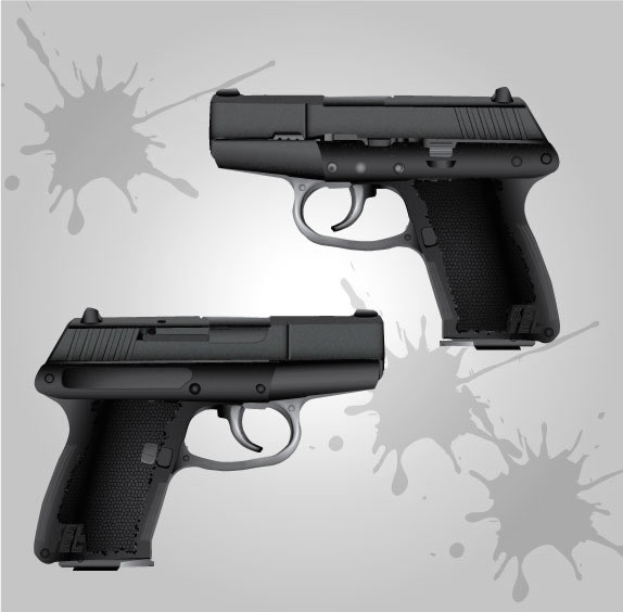 Handgun Illustration